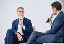 A Conversation with the President of Finland Alexander Stubb during YES 2025