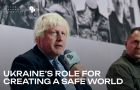 Ukraine’s Role for Creating a Safe World. Andrii Yermak, Boris Johnson, Mike Pompeo